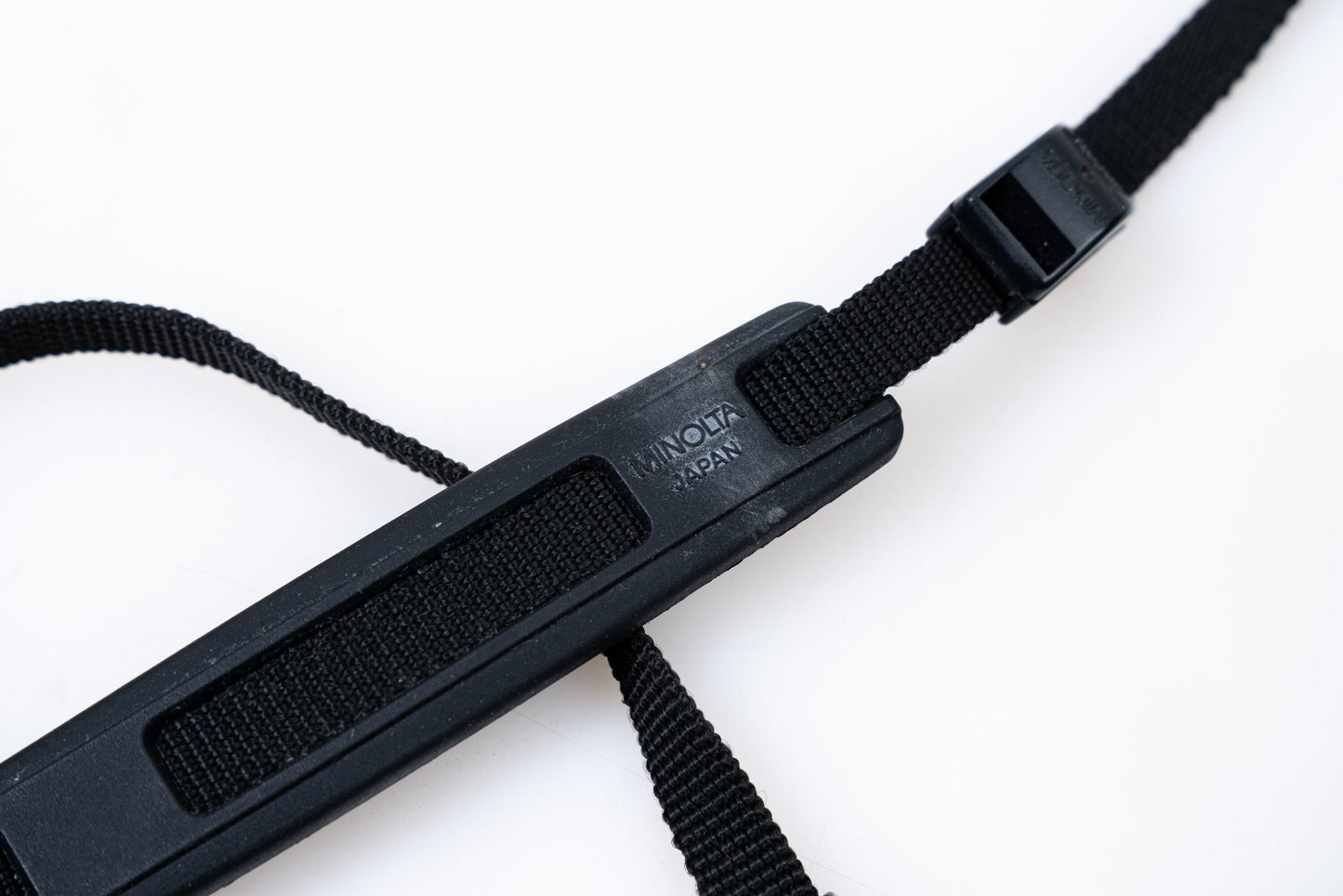 Vintage Black Cloth Minolta Camera Strap - Originally for XG / SRT Series Camera