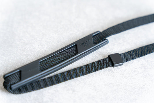 Vintage Black Minolta Camera Strap - Retro