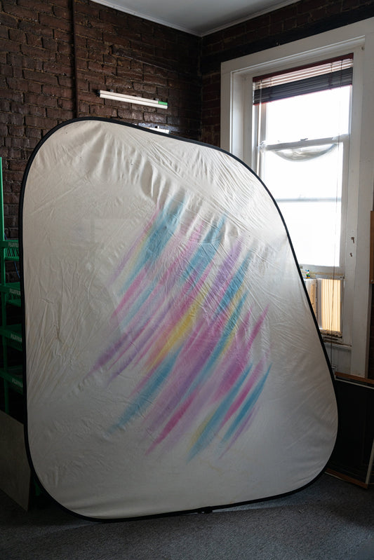 Vintage Pop Up Backdrop 6ft by 7ft - Light Colors