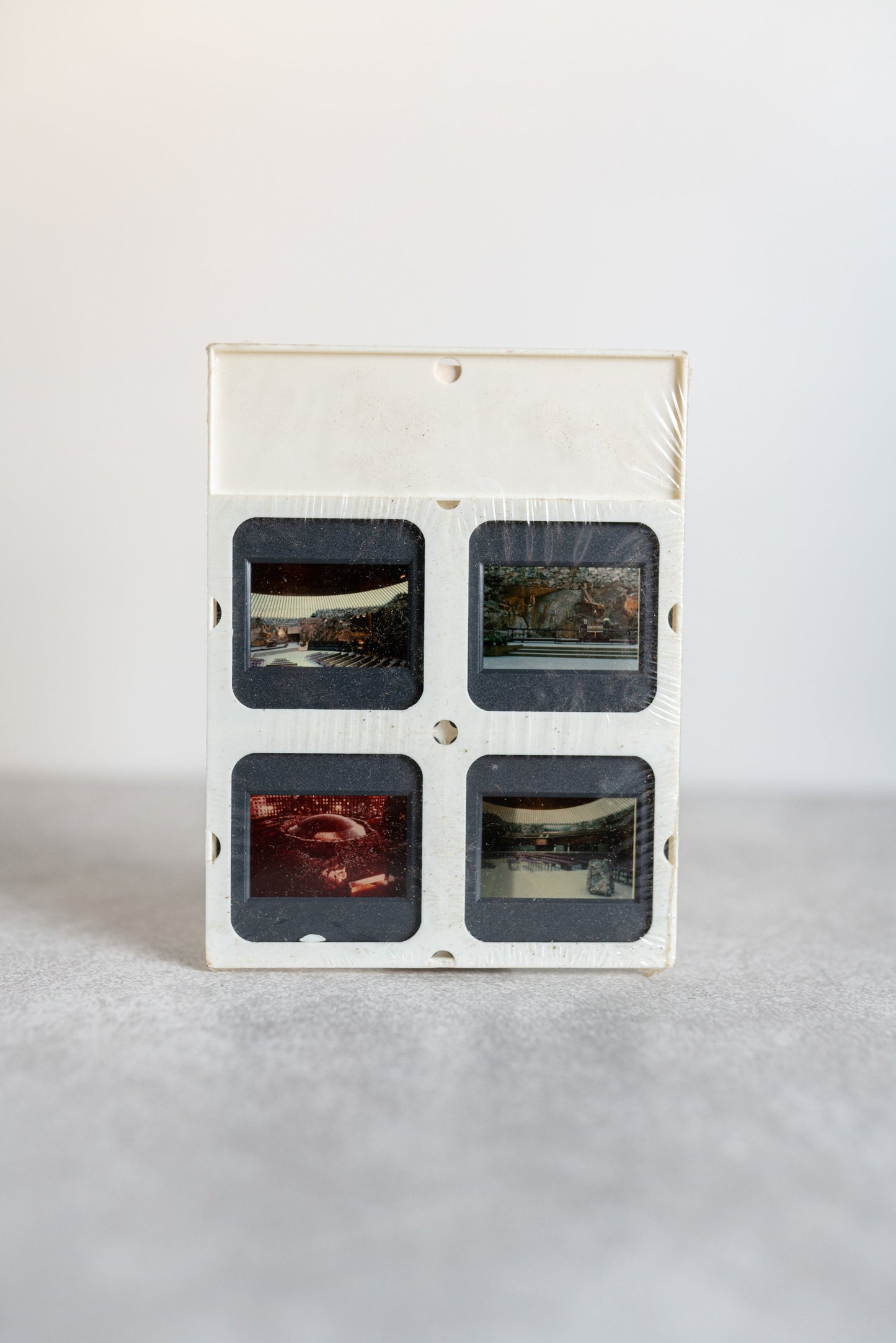 Temppeliaukio Church Helsinki Slides - Set of 4 - New Old Stock