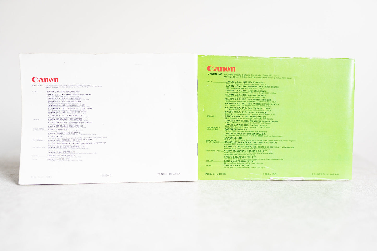 Canon Guide Books - Set of 2 - Lens Wonderland and Canon AE-1 Program