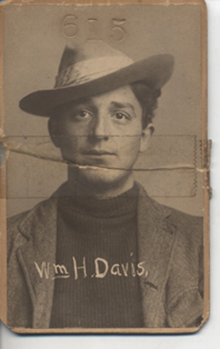 1900 Mugshot of Young Man Arrested for Polygamy - Exeter, NH