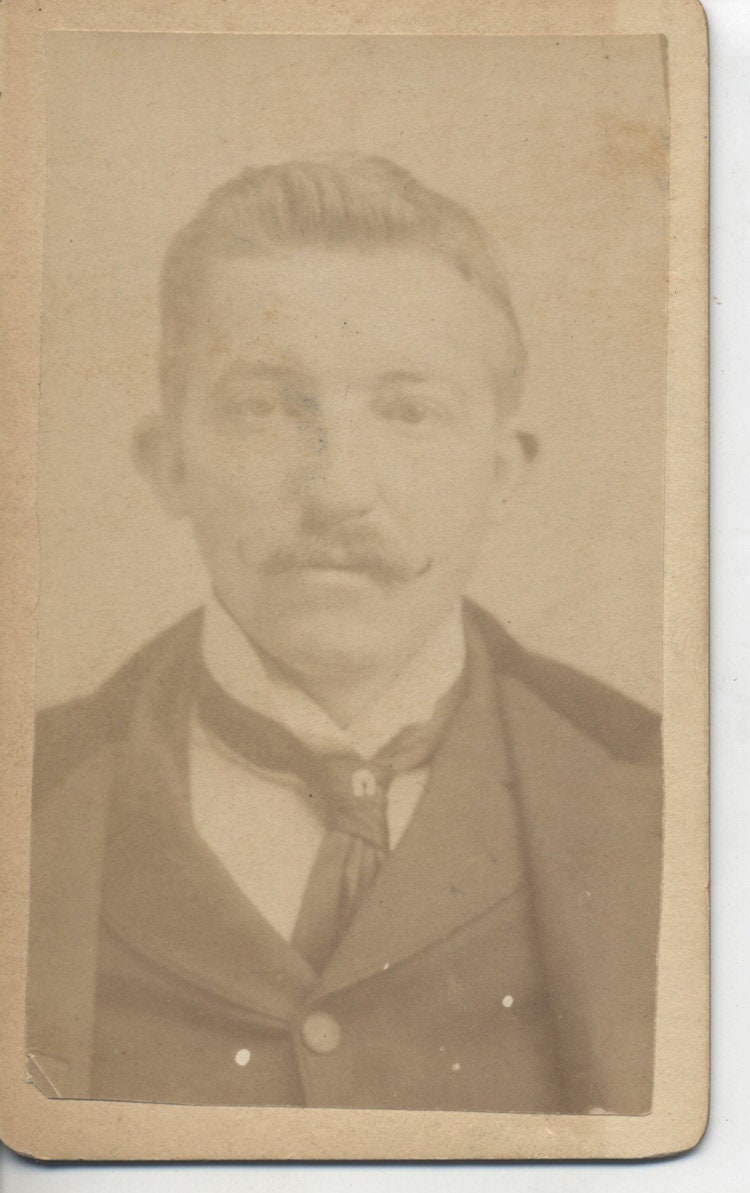 1895 Mugshot of Young Baker Arrested for Robbery by Drugs - NYC, NY