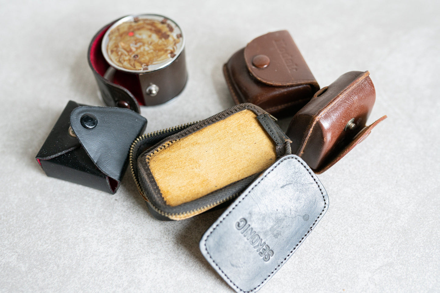 Camera Accessory Cases - Lot of 5 - Vintage