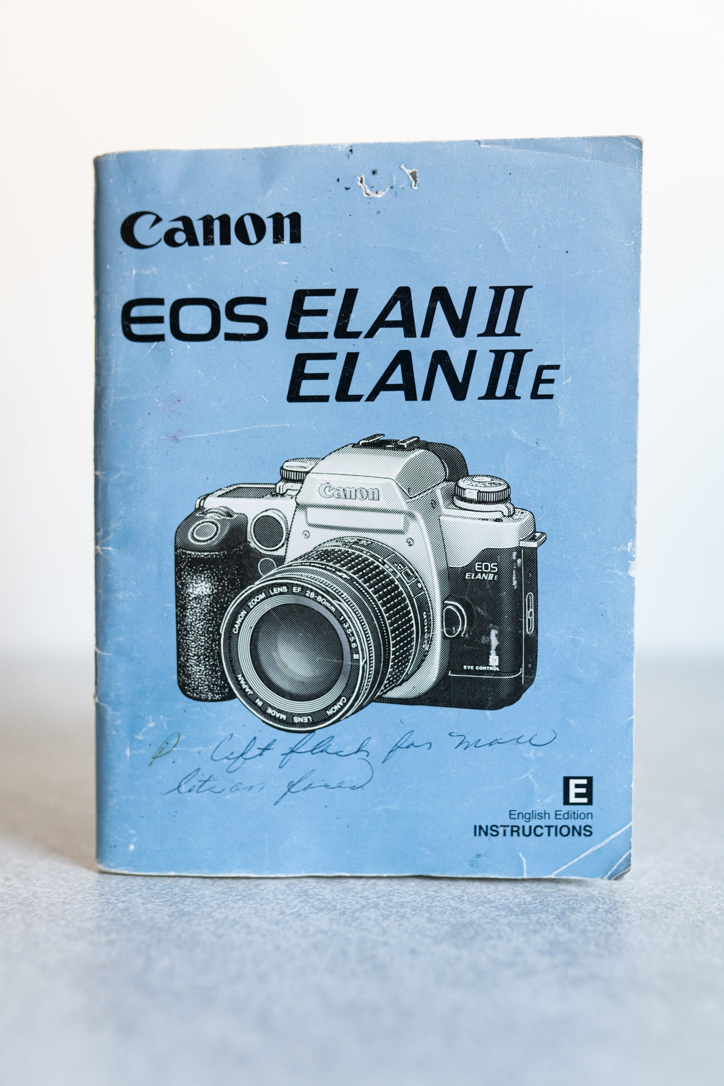 Canon EOS ELAN II Film Camera English User Manual Instruction Guide