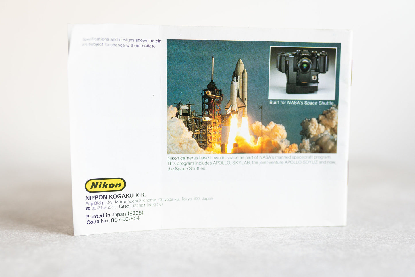 The Nikon Way to Photography - Information Booklet