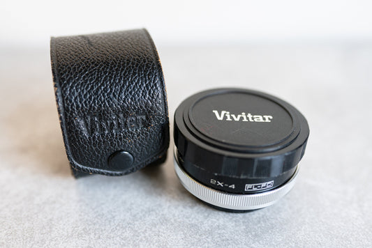 Vivitar 2x Automatic Tele Converter for Canon FD Mount w/ Case