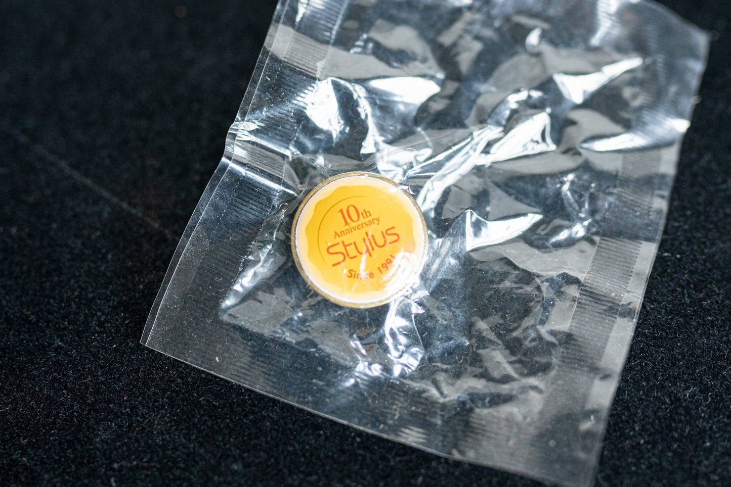 Olympus Stylus 10th Anniversary Pin - New Old Stock