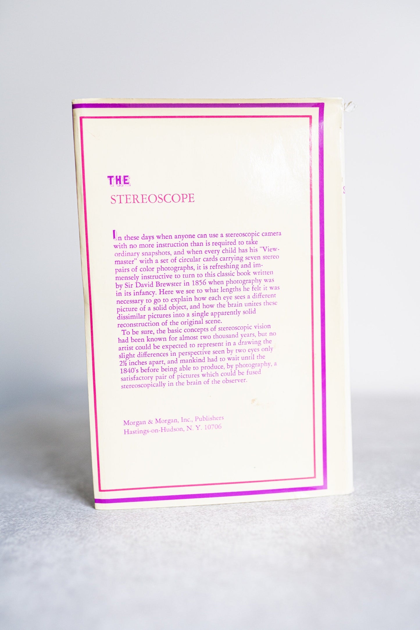 The Stereoscope by David Sir Brewster