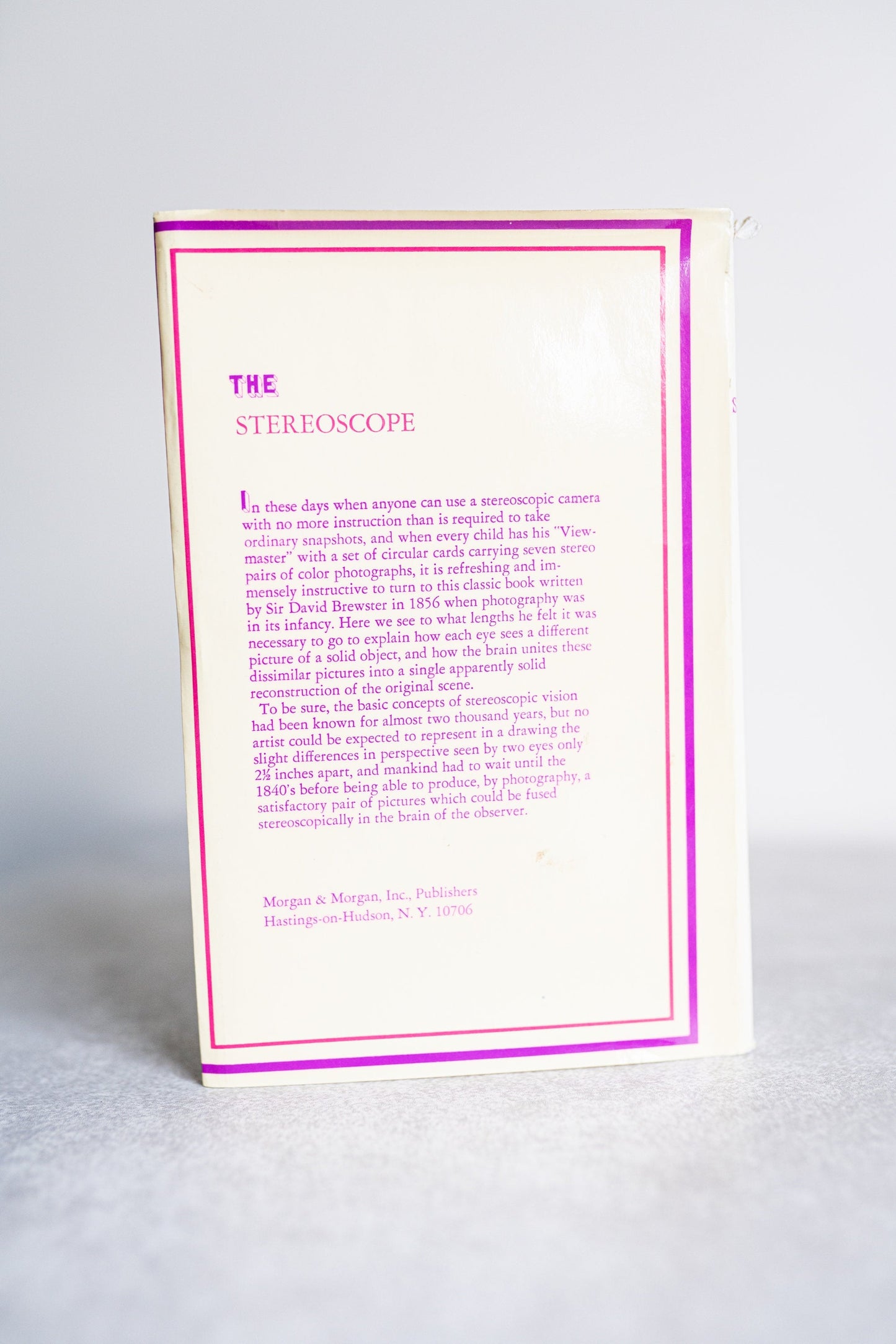 The Stereoscope by David Sir Brewster