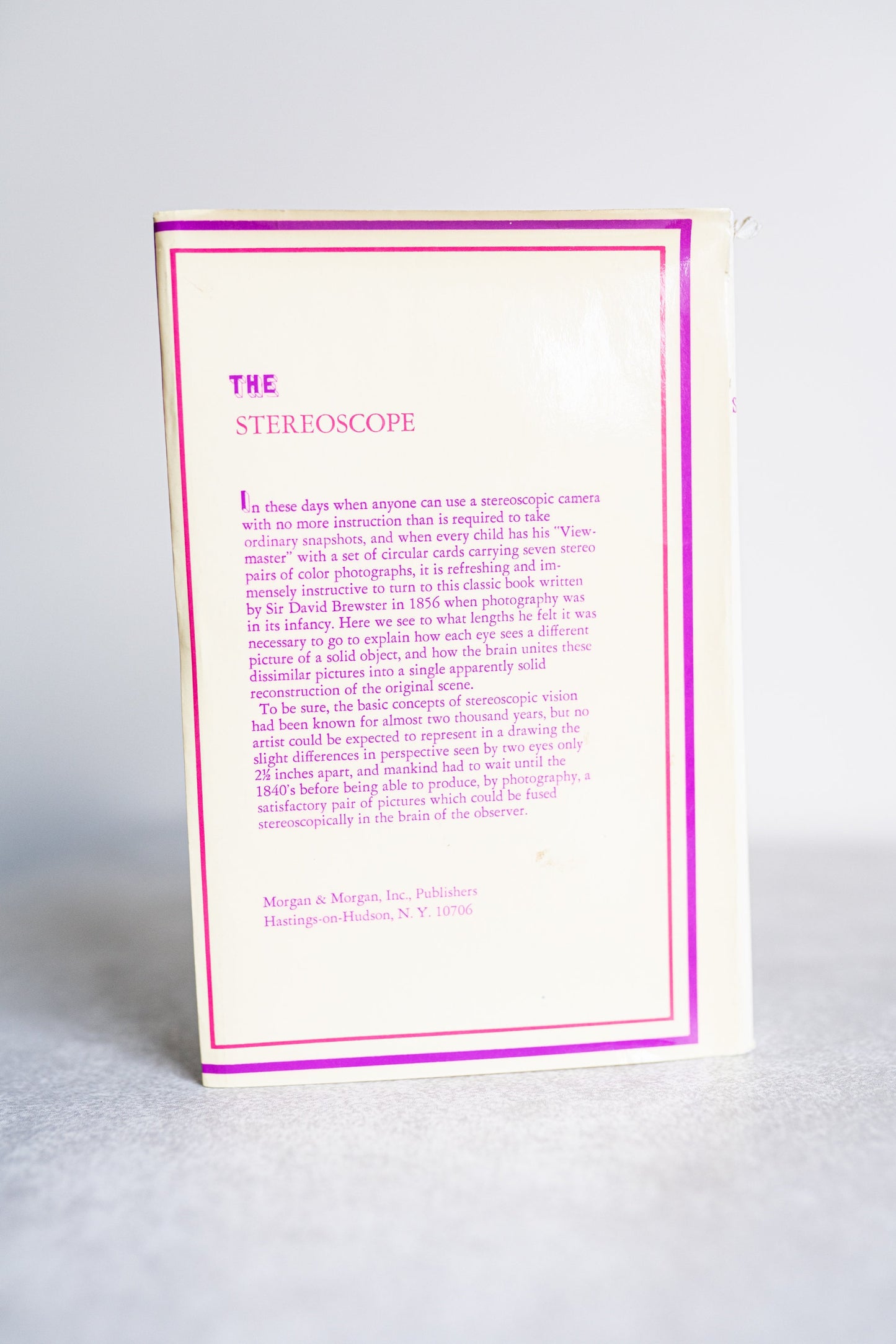 The Stereoscope by David Sir Brewster