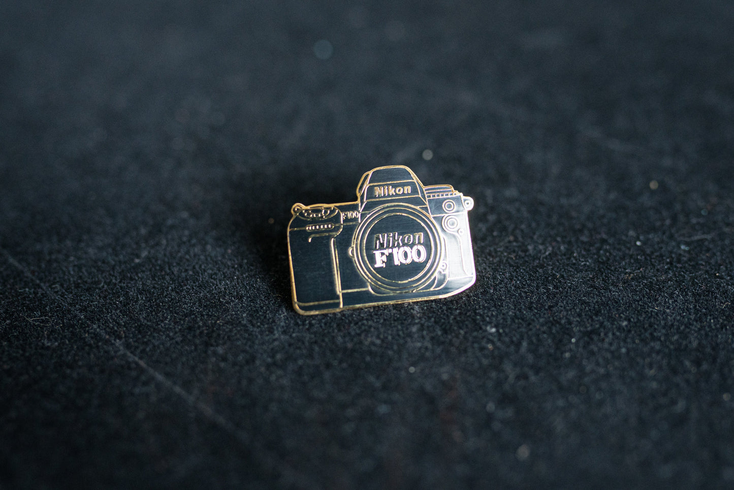 Nikon F-100 Film SLR Camera Lapel Pin Vintage - New Old Stock