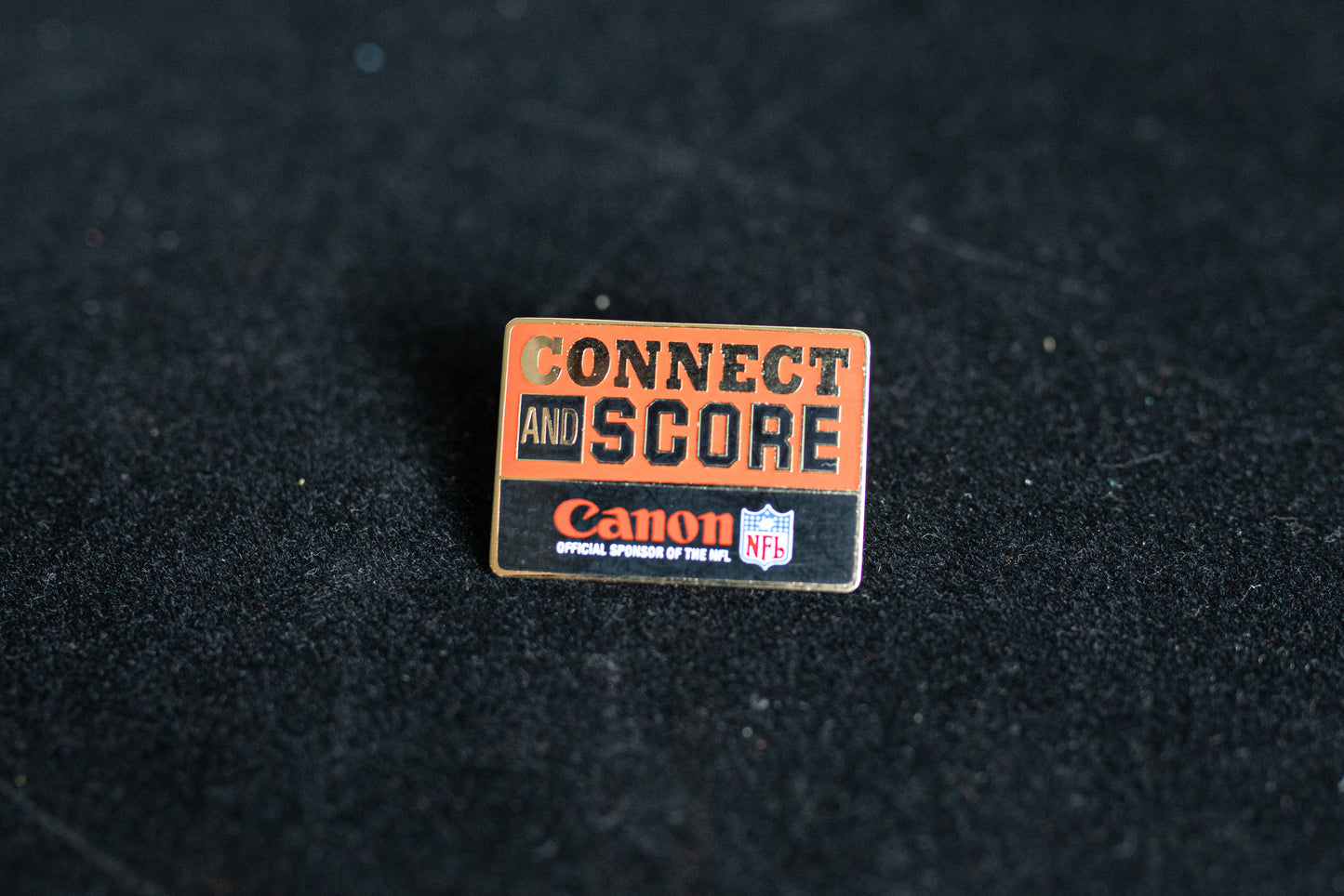 Canon New Connect and Score - Canon Official Sponsor of the NFL Pin