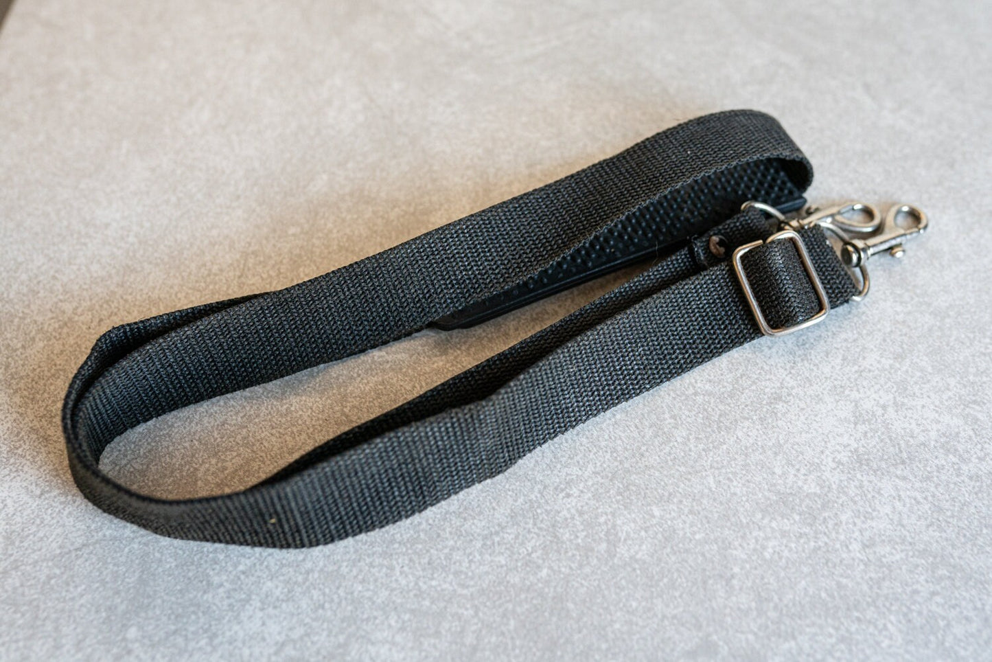 Vintage Black Camera Bag Strap - Circa 1970s