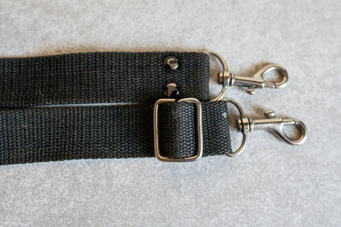 Vintage Black Camera Bag Strap - Circa 1970s
