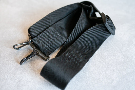 Black Heavy Duty Camera or Bag Strap - Circa 1970s