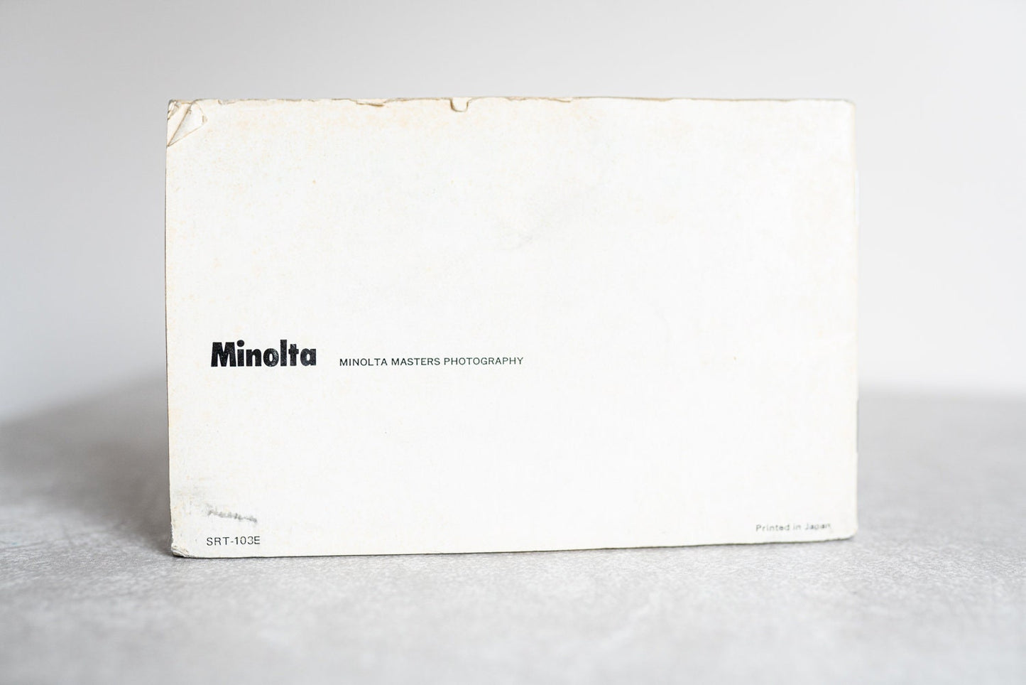 Minolta SR-T 101 Vintage Owners Manual - English