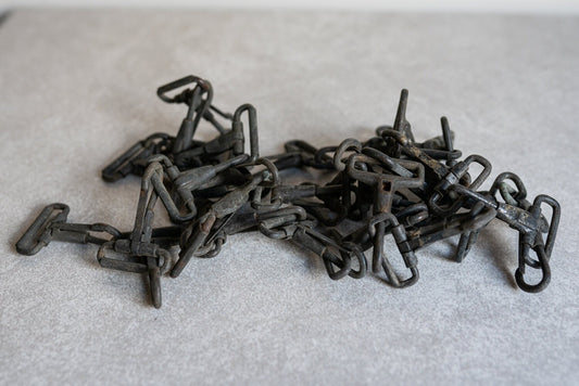 Metal Clip Chain Set - Vintage - 34 Metal Clips