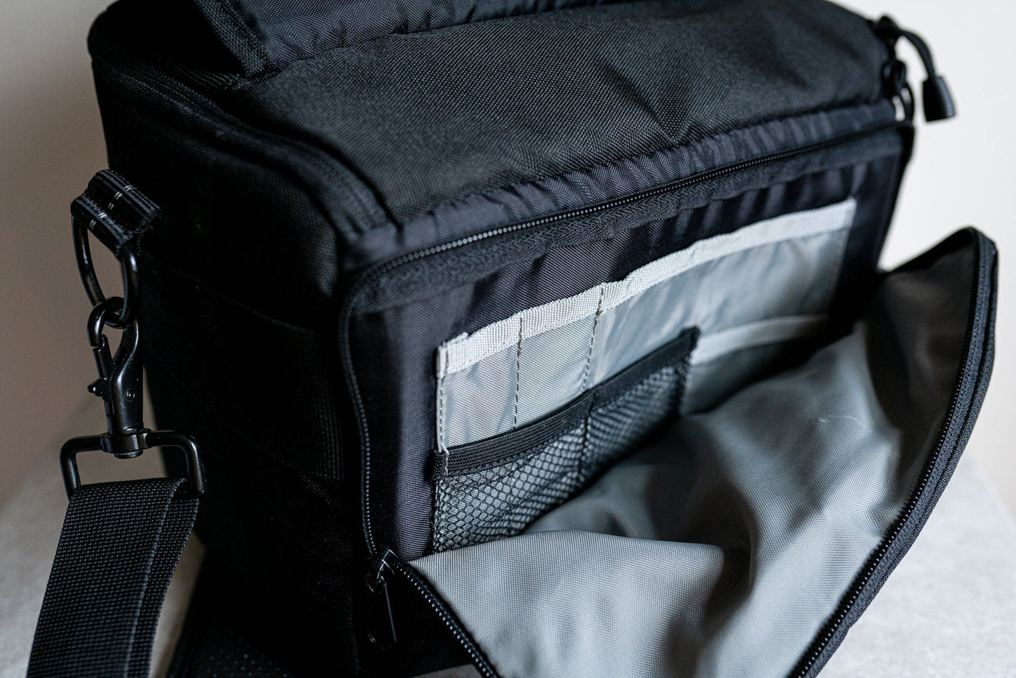 Retro Lowepro Black Camera Bag w/ Strap