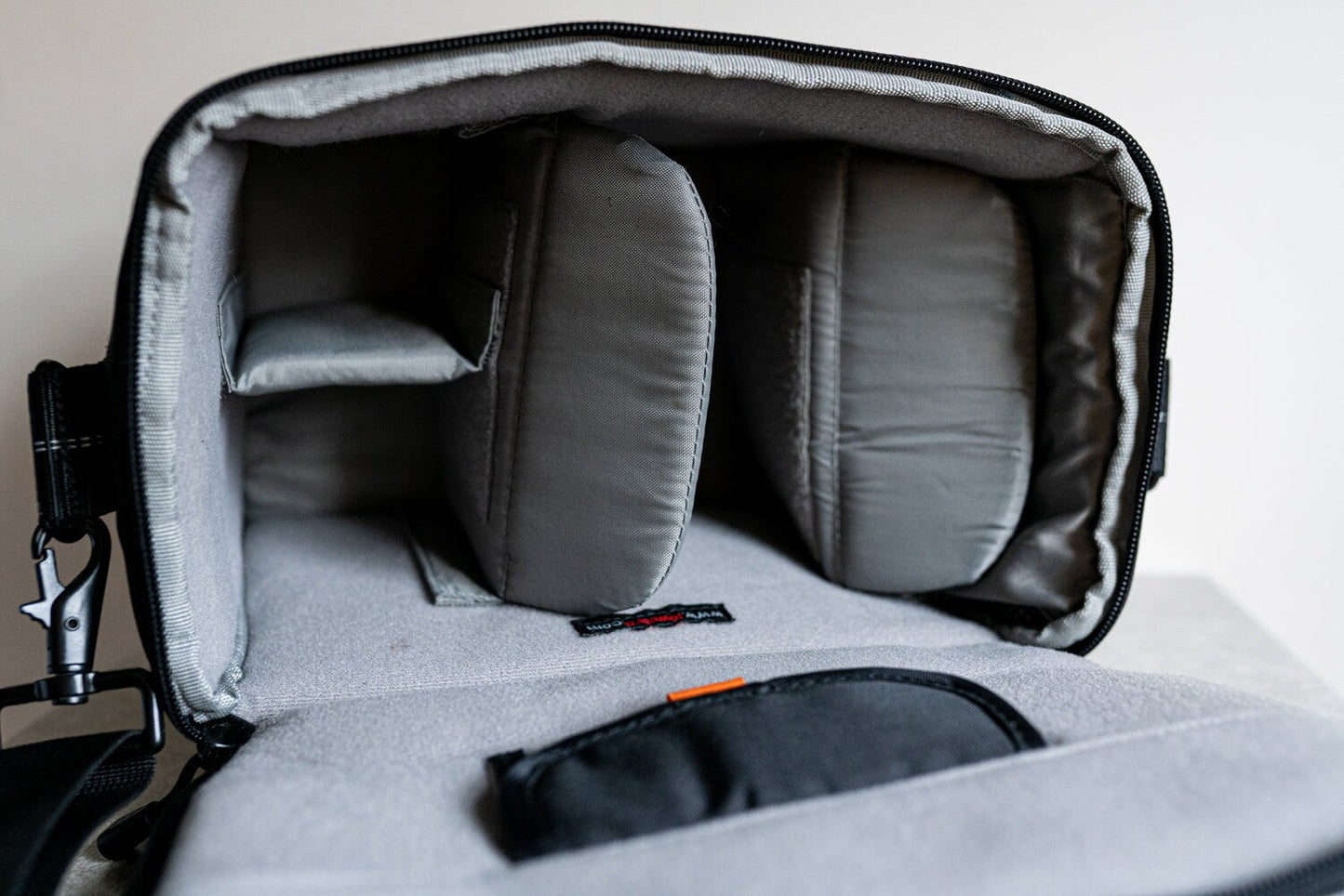 Retro Lowepro Black Camera Bag w/ Strap