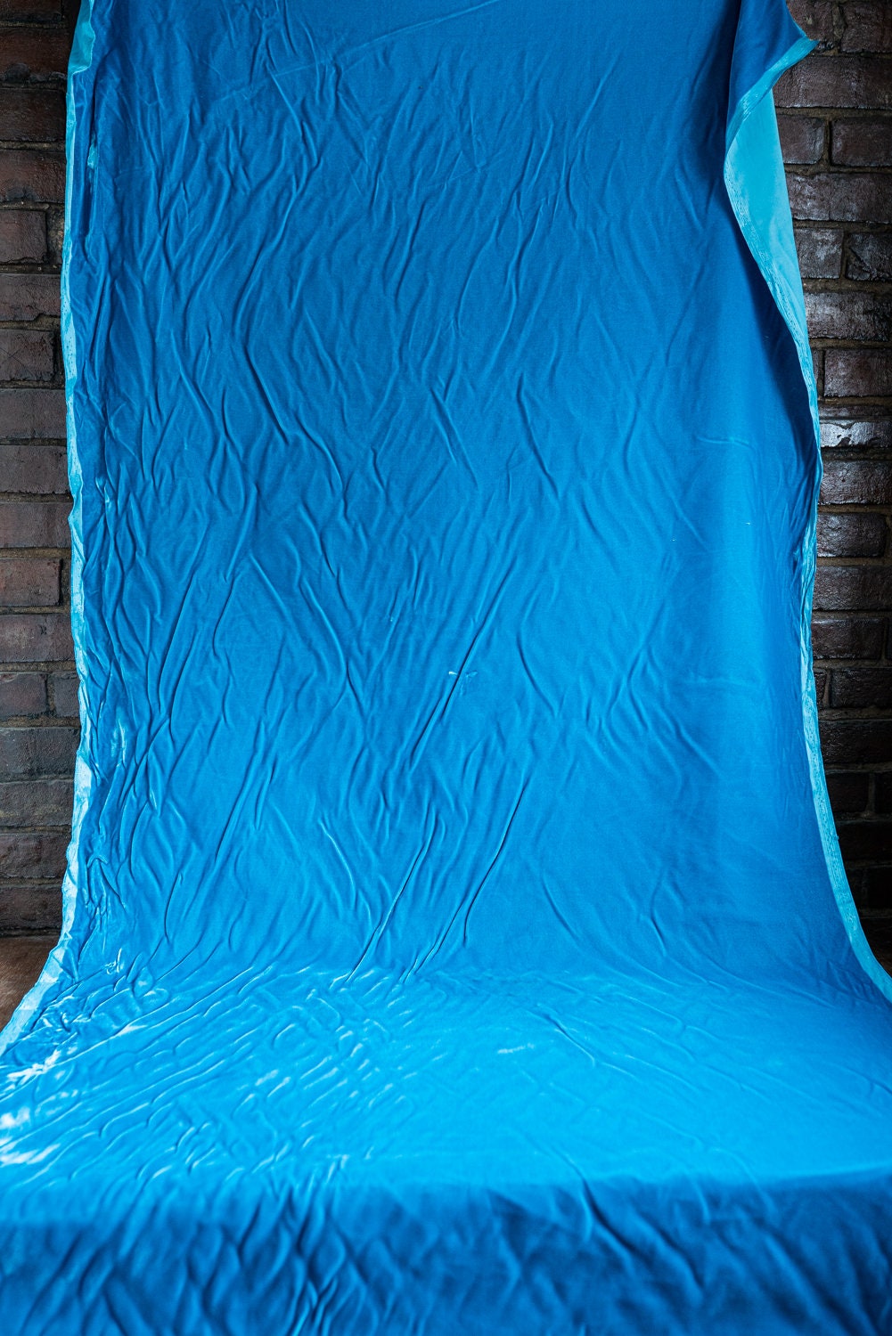 Blue and Yellow Cloth Perfect as Small Photography Backdrops