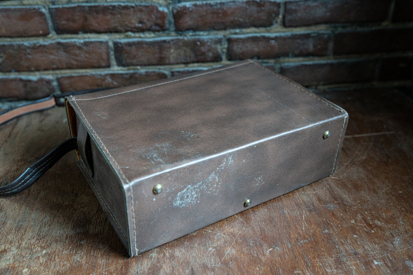 Brown Vinyl Kodak Camera Bag - Circa 1970s