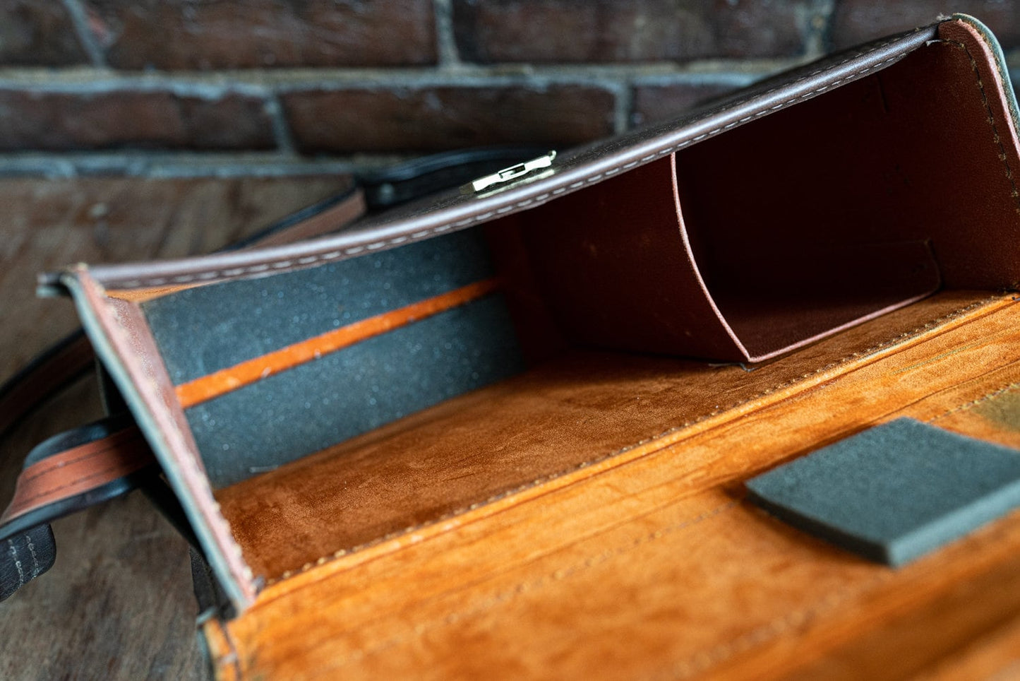 Brown Vinyl Kodak Camera Bag - Circa 1970s