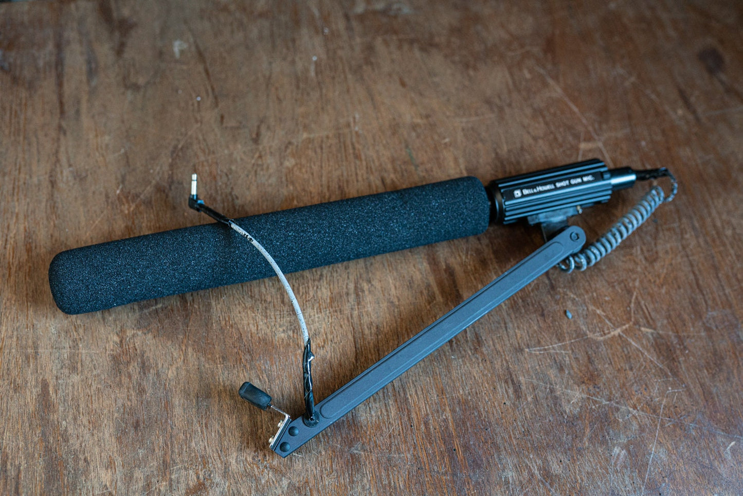 Vintage Bell and Howell Film Sonic Shot Gun Microphone for Cine Camera