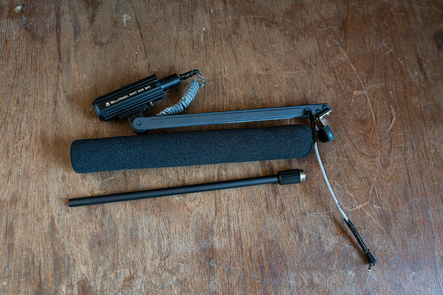 Vintage Bell and Howell Film Sonic Shot Gun Microphone for Cine Camera