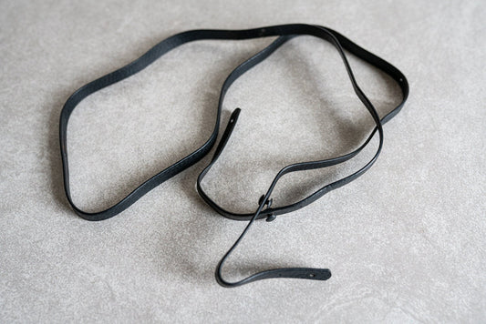 Vintage Yashica Black Vinyl Camera Strap