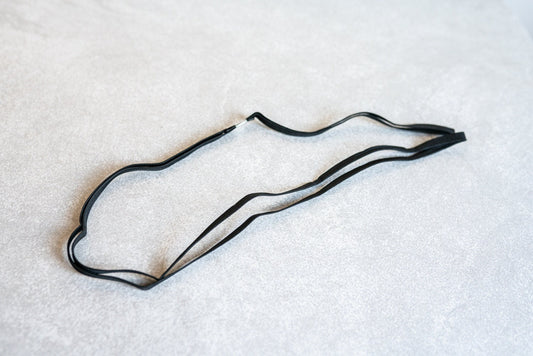 Thin Black Camera Strap - Circa 1960s - New Old Stock