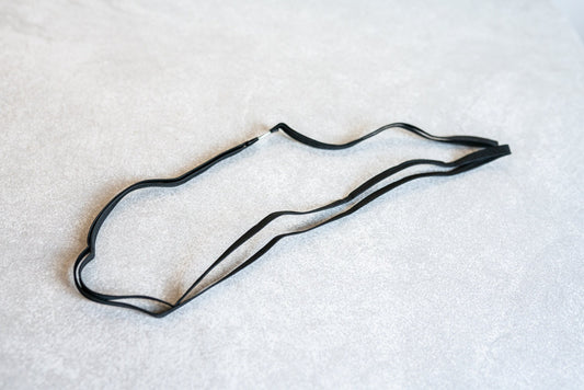 Thin Black Camera Strap - Circa 1960s - New Old Stock