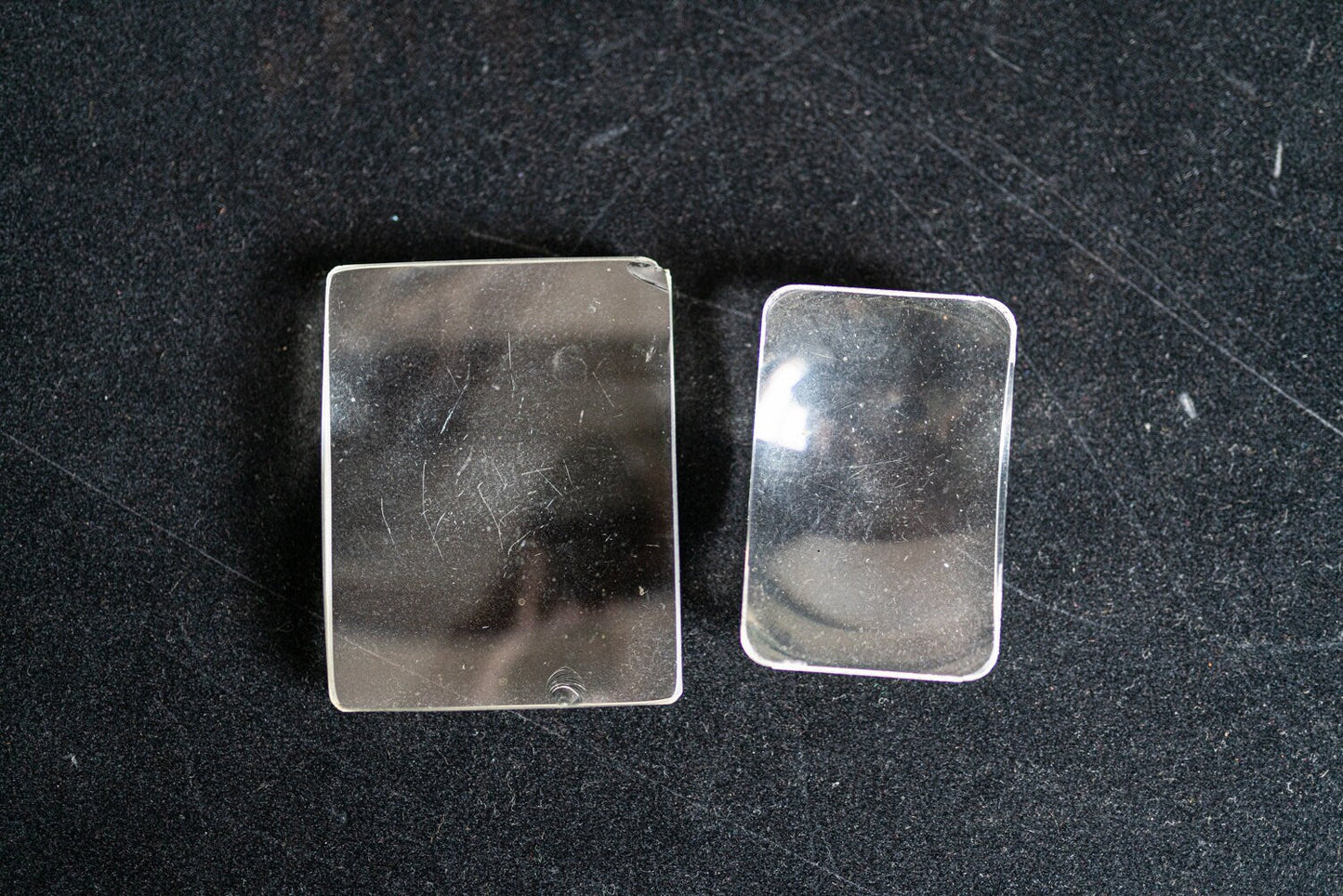 Glass and Plastic Magnifiers - Set of 2
