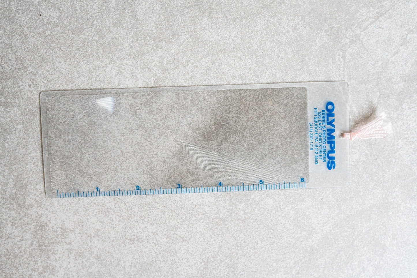 Olympus 6 Inch Ruler w/ Magnifier
