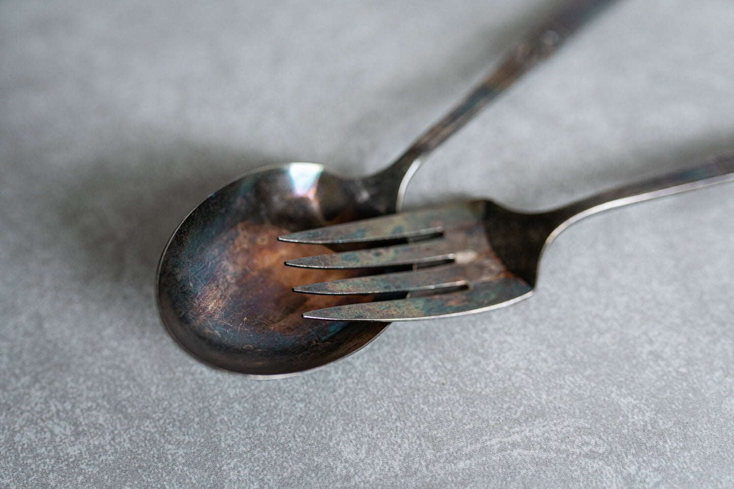 Silverware Serving Pieces by Community - Salad Spoon and Fork