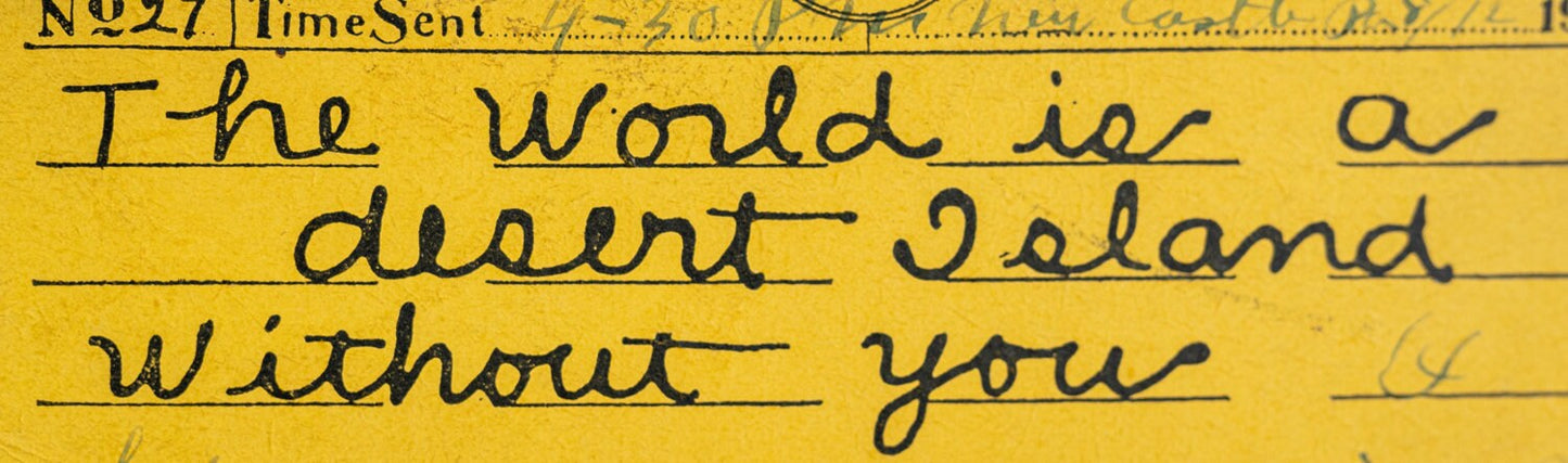 Telegraph Post-Card with Message Mailed 1907