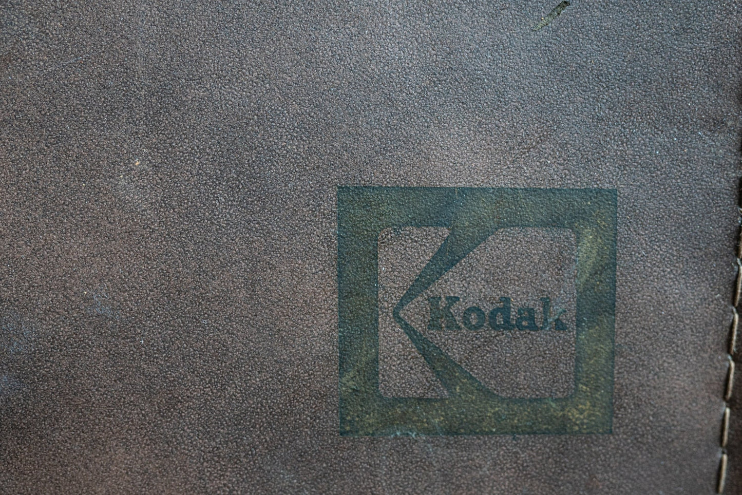 Brown Vinyl Kodak Camera Bag - Circa 1970s