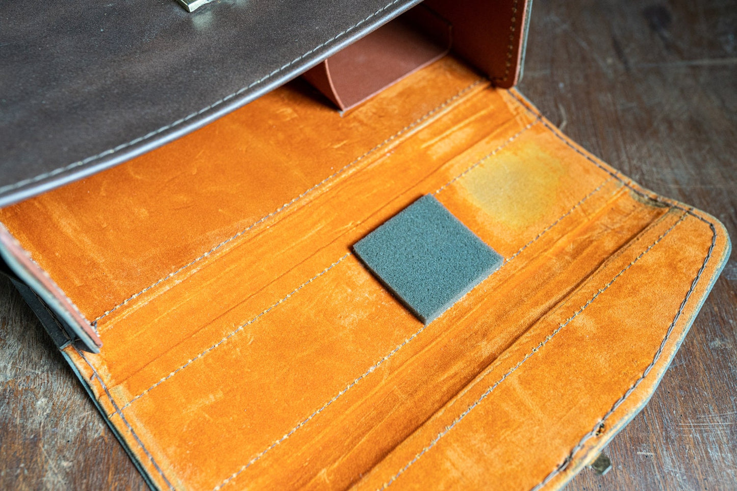 Brown Vinyl Kodak Camera Bag - Circa 1970s