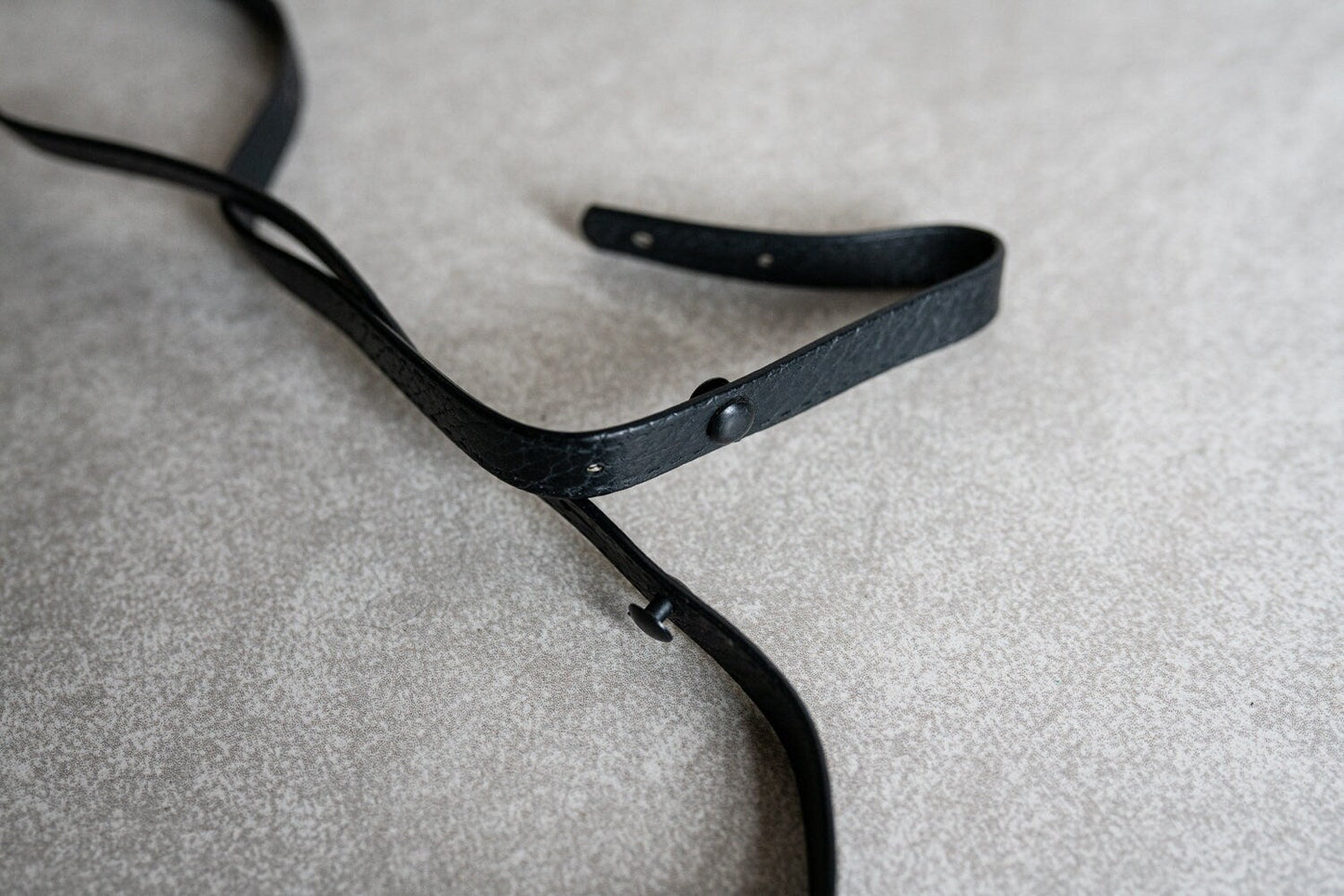 Vintage Yashica Black Vinyl Camera Strap