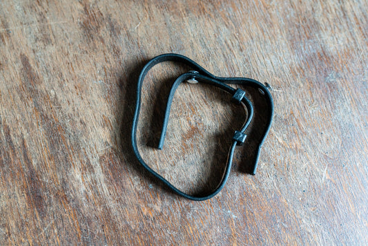 Vintage Black Vinyl Camera Wrist Strap