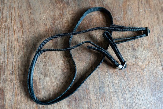 Vintage Black Camera Strap - Circa 1990s