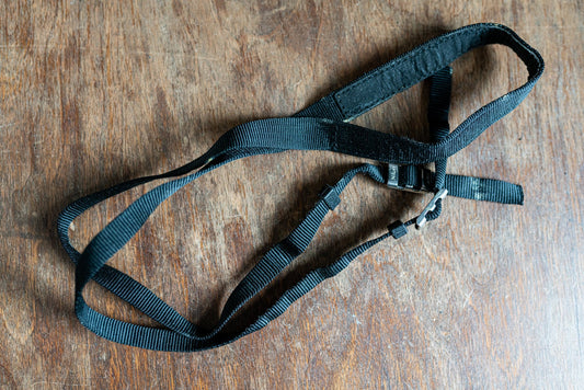Vintage Black Nikon Camera Strap - Circa 1970s