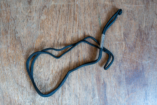 Vintage Black Camera Strap - Circa 1980s