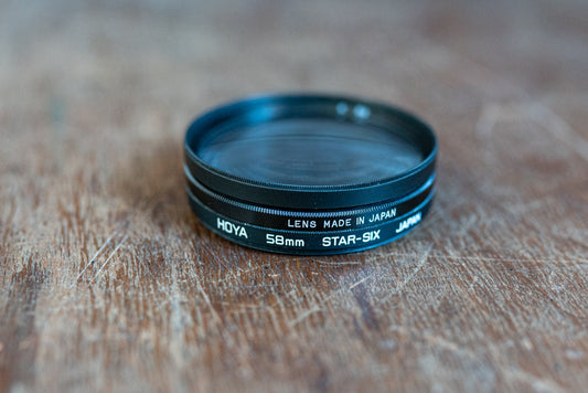 58mm Filters - Set of 3 - 2 Close Up Filters and 1 Star Filter - AS IS