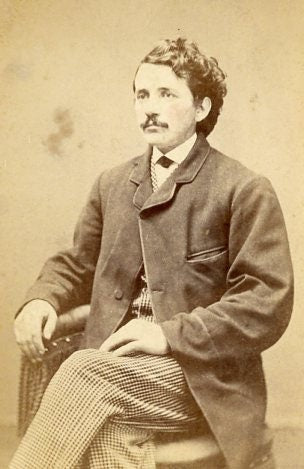 Portrait of Stylish Baby Faced Man -- CDV