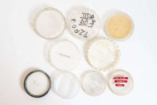 Vintage Plastic Cases - Lot of 9 - Assorted Sizes - Originally for Lens Filters