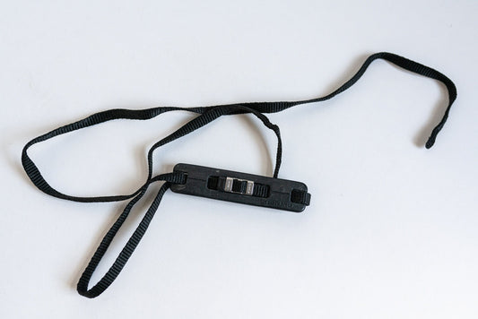 Vintage Black Olympus Camera Strap - Circa 1980s