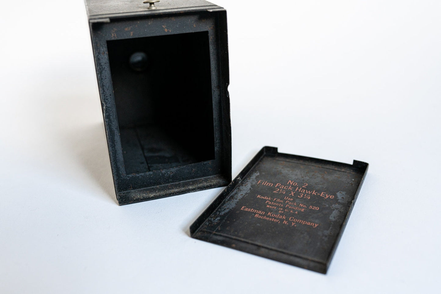 Kodak Metal Box Camera No.2 - Art Deco Box Camera - Pittsburgh PA No Film Holder