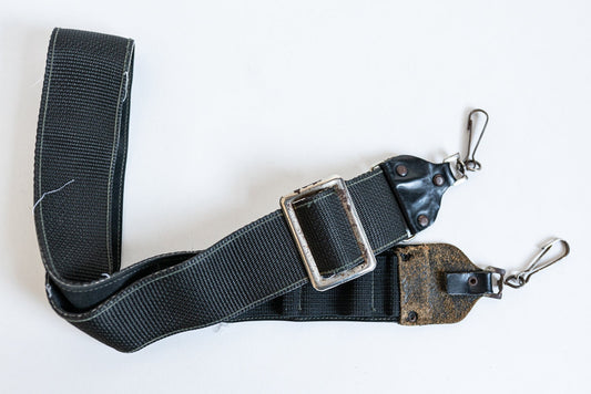 Vintage Black Camera Strap - Circa 1960s