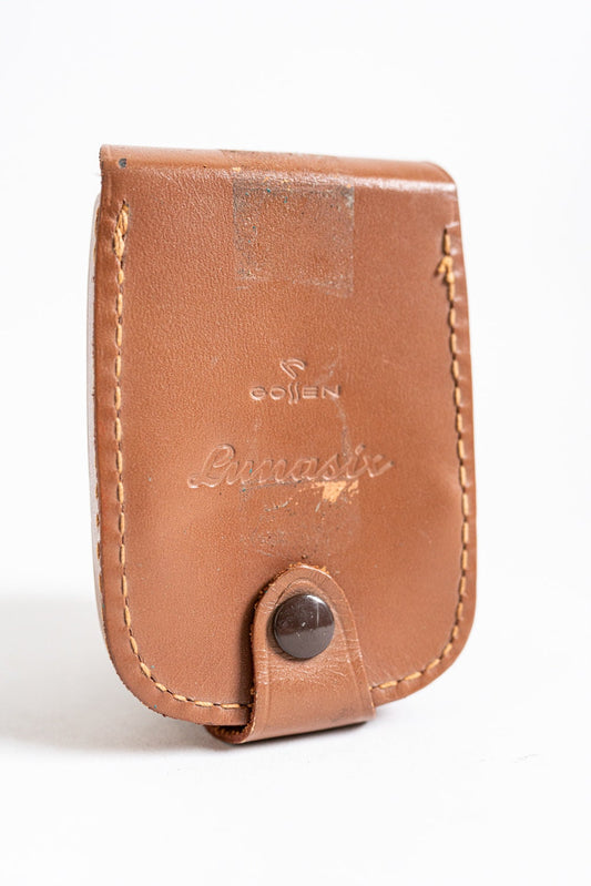 Vintage Brown Gossen Lunasix Light Meter Case